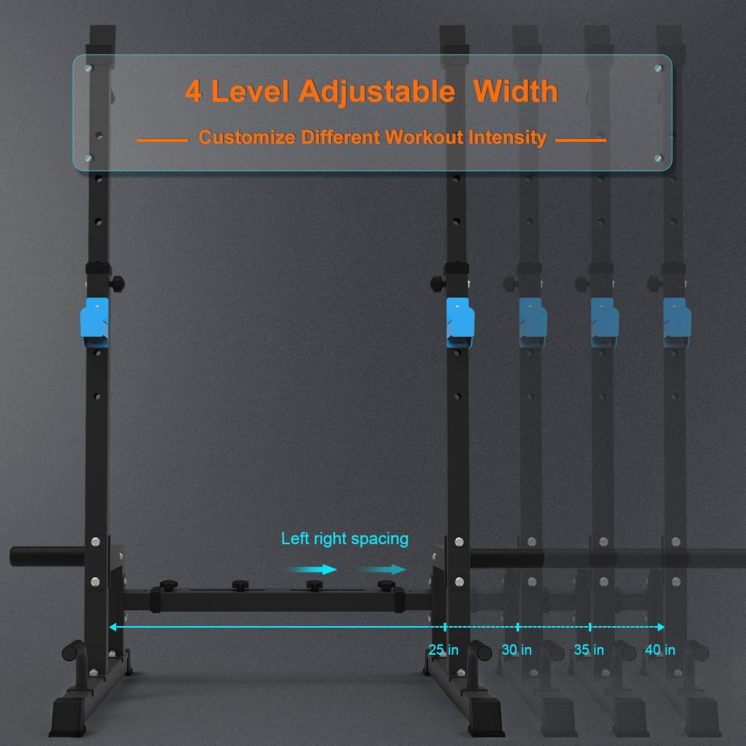 Details zu  JX FITNESS Squat Rack Multi-Function Barbell Rack Height Adjustable Dip Stand Ho Inland supergünstig