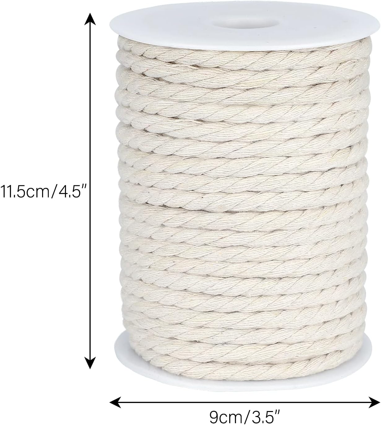 Cotton Macrame Cord Thick Rope Soft Wall Hanging DIY Garden Plant Hangers