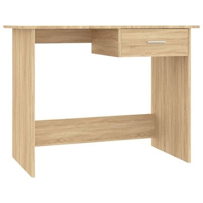 Wooden Office Desk Table With Drawer Writing Workstation Home Furniture Bedroom
