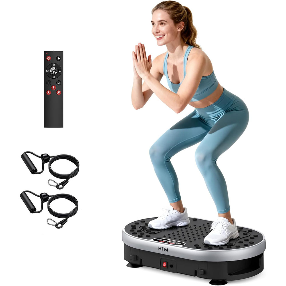 Vibration Plate Exercise Machine, 120 Speed Levels, 9 Preset Programs – Workout