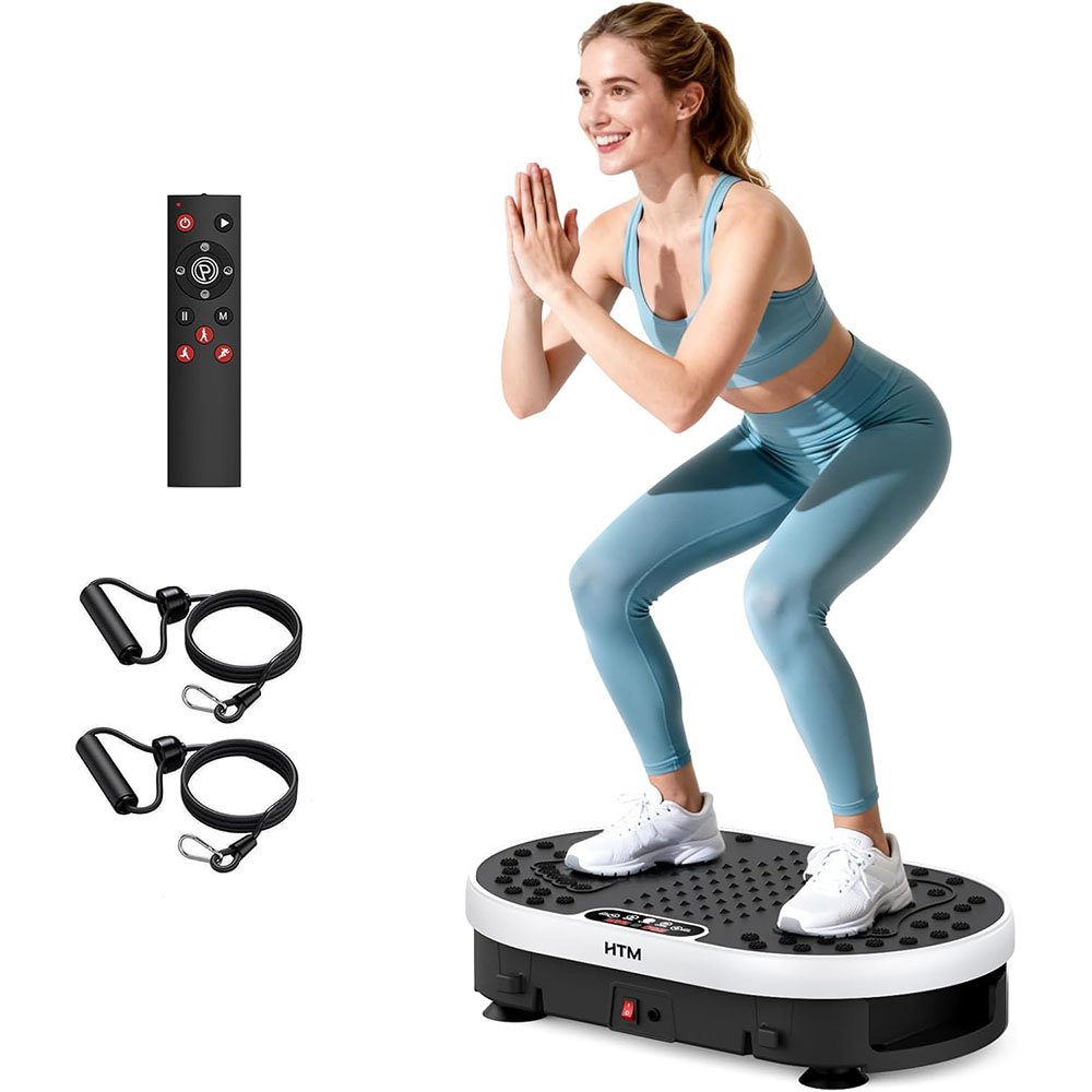 Vibration Plate Exercise Machine, 120 Speed Levels, 9 Preset Programs – Workout