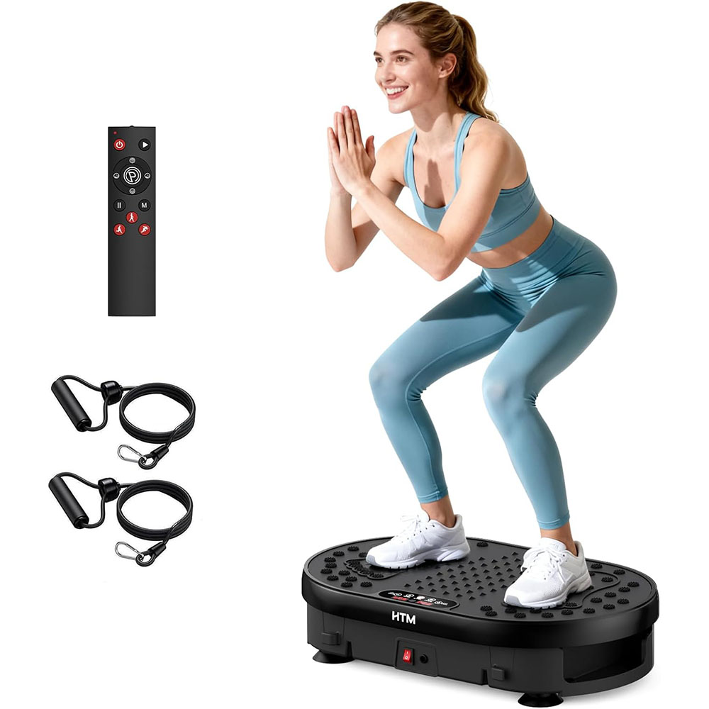Vibration Plate Exercise Machine, 120 Speed Levels, 9 Preset Programs – Workout
